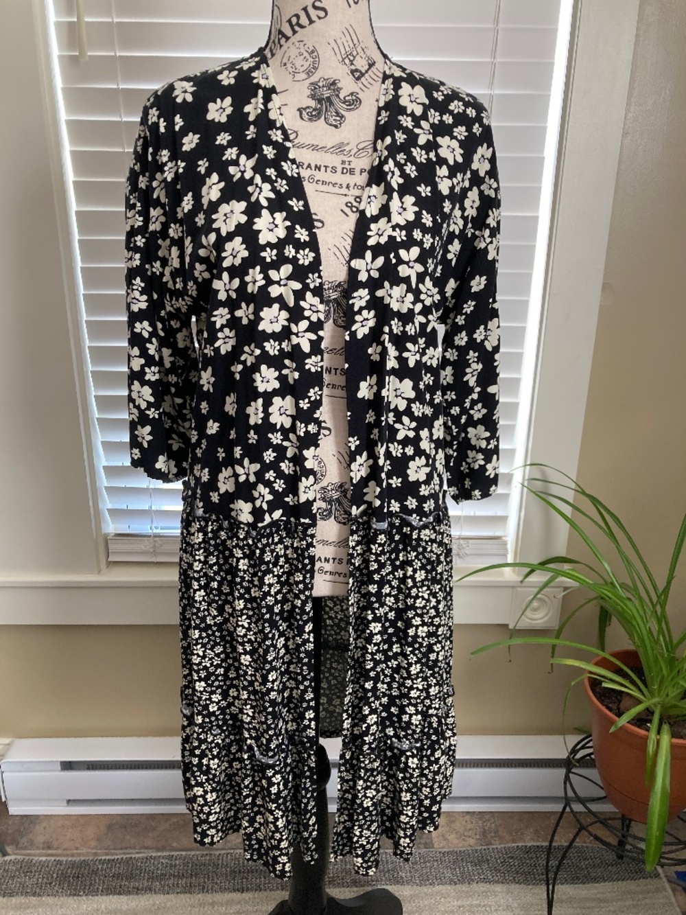 Maurice Floral Duster Cardigan XS